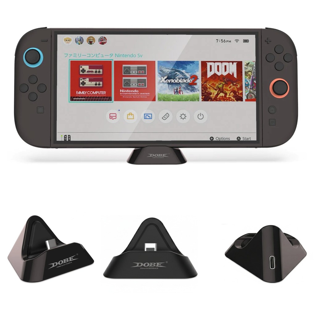 Dock Suporte Carregador DOBE Para Nintendo Switch 2 / OLED