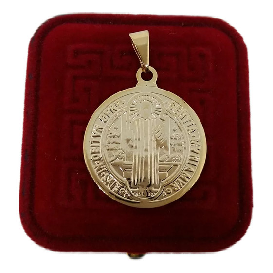 Medalha Idêntico A Ouro Feito 100% Moedas Antigas São Bento