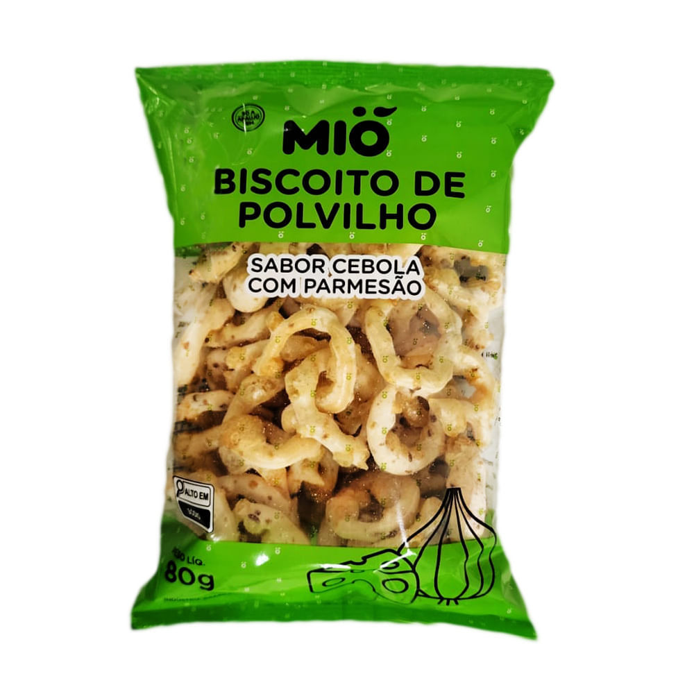 Biscoito de Polvilho Mió Cebola com Parmesão  80g em Oferta na Shopee