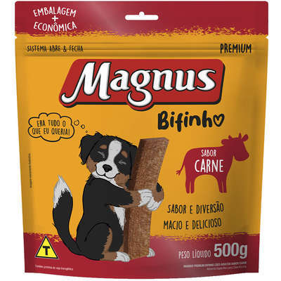 Bifinho Magnus Tablet 500gr Carne ou Frango Todas as Idades e Raças.