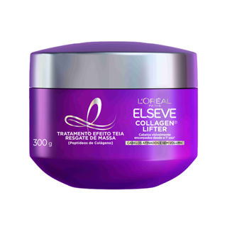 Máscara Capilar Elseve Efeito Teia Colágeno Lifter 300g em Oferta na Shopee