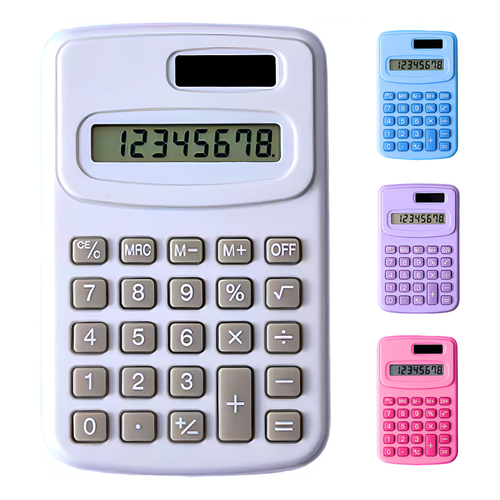 Mini Calculadora Eletrônica De Bolso Pequena Portátil Escola