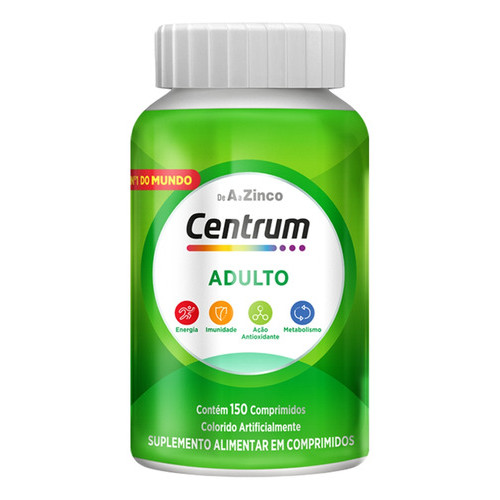Centrum Adulto Com 150 Comprimidos Vitaminas De A á Z em Oferta na Shopee