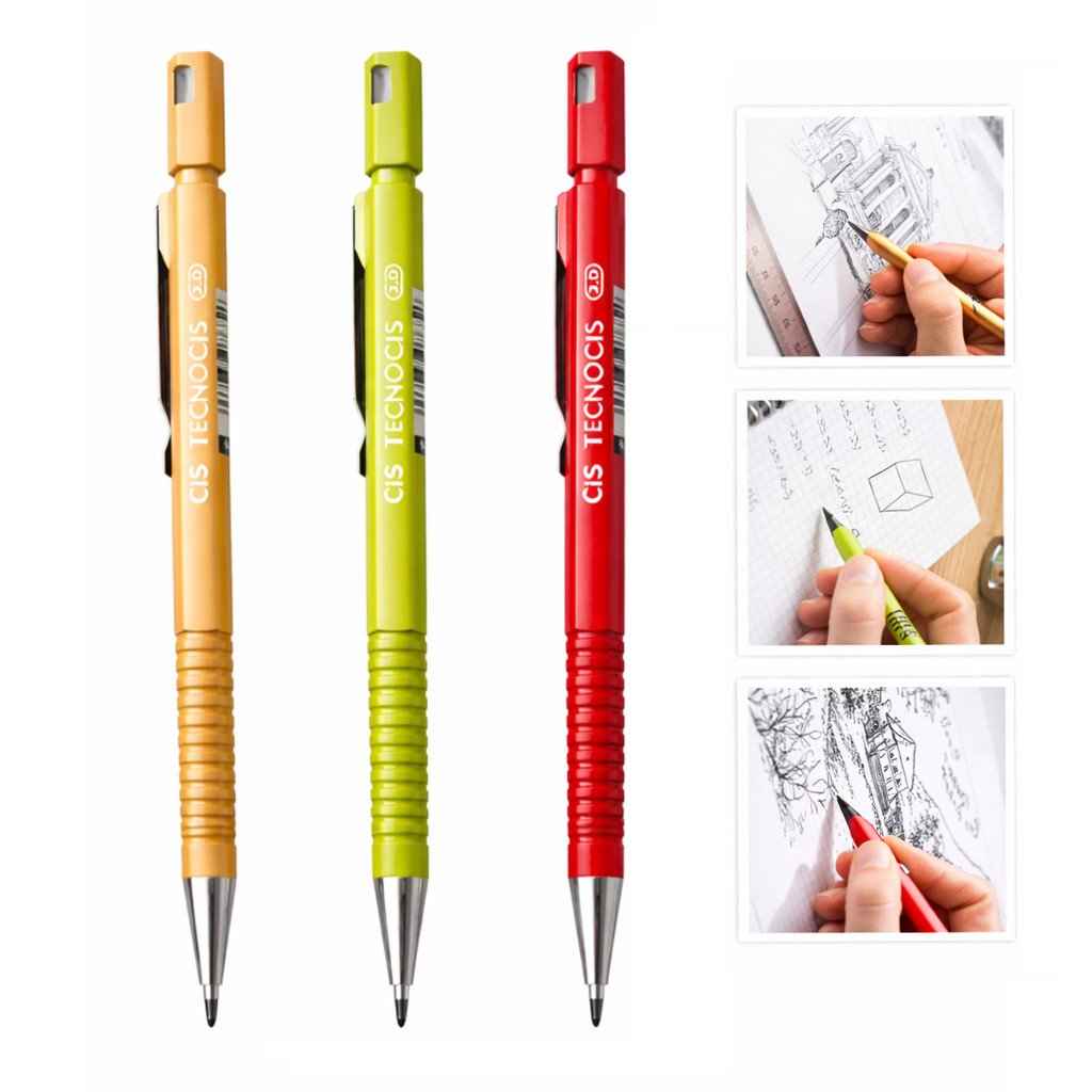 Lapiseira Tecnica Profissional Tecnocis Metálica Boho 2.0mm Cor A Escolha