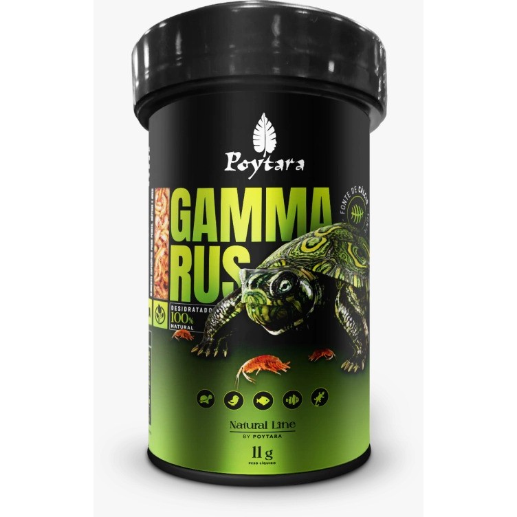 Poytara Gammarus 11g Alimento para Tartarugas 