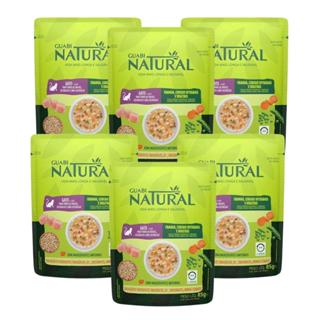 Kit 6 Sachês Guabi Natural Para Gatos Frango E Vegetais 85g em Oferta na Shopee