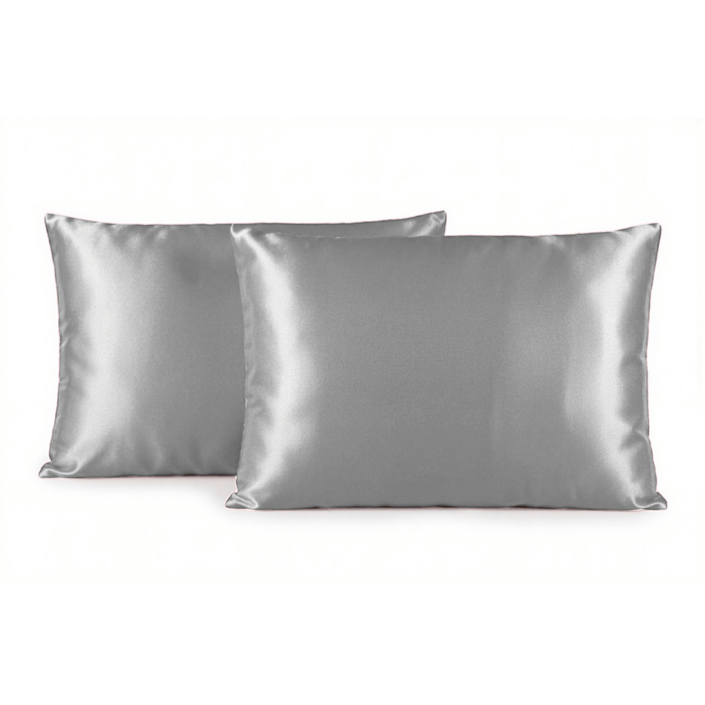 Fronha Avulsa Cetim 50cm x 70cm Antifrizz Toque de Seda Macio Antialérgico Cabelo Liso Travesseiro em Oferta na Shopee