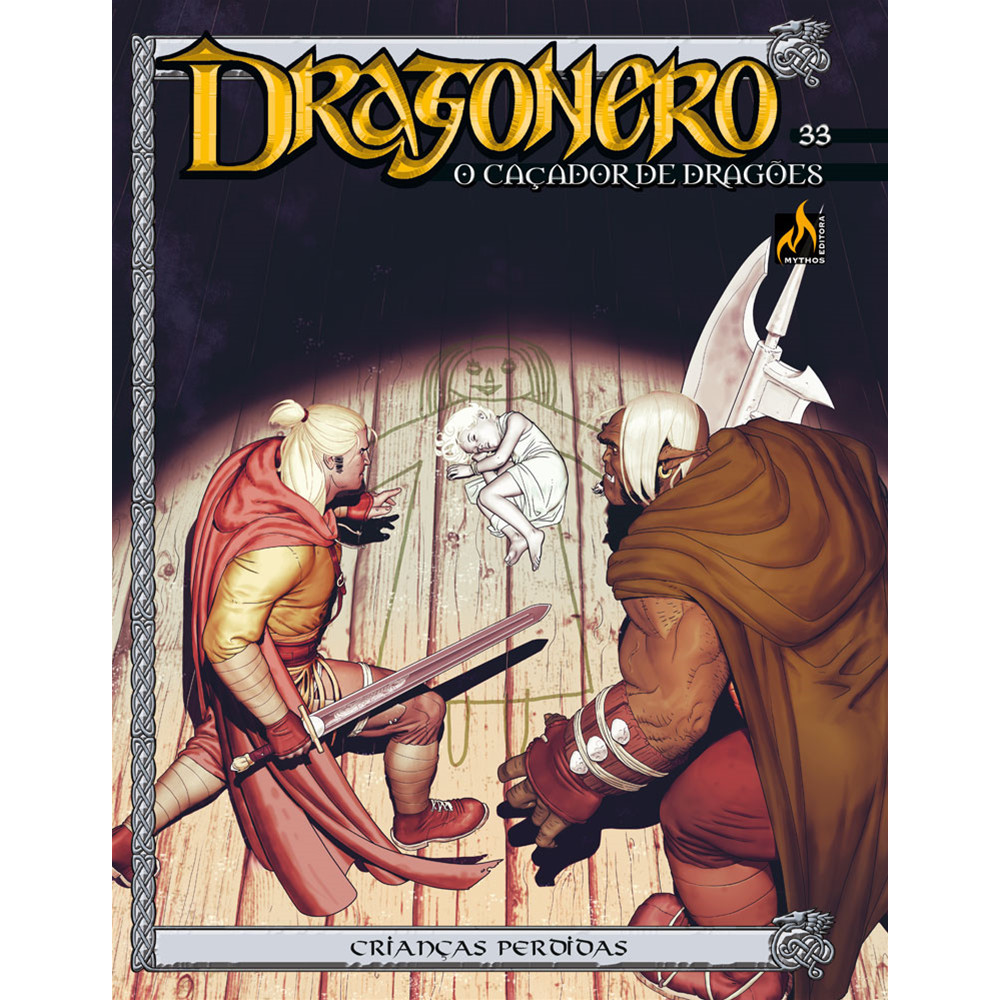 Capa do livro Comics - Dragonero - volume 33 - por Stefano Vietti - Mythos Editora