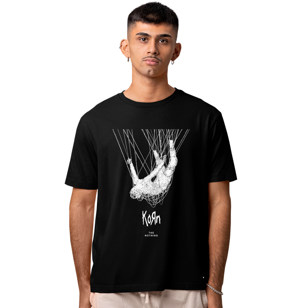 Camiseta Algodão Unissex Korn The Nothing Camisa Masculina T-Shirt Feminina FC