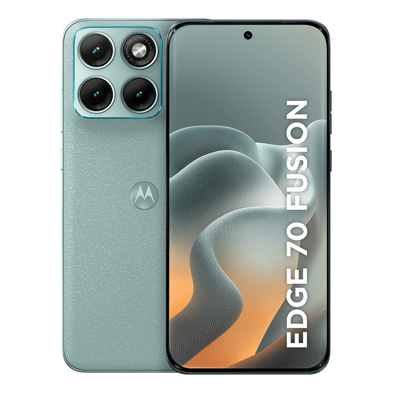 Smartphone Motorola Edge 70 Fusion 5G 256GB - Verde Claro, 24GB (8GB RAM + 16GB 