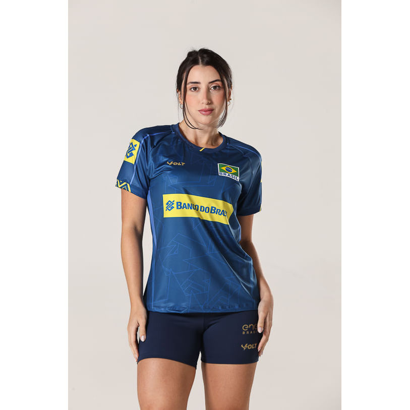 Camisa Jogo 2 Vôlei Brasil Oficial Feminina Volt