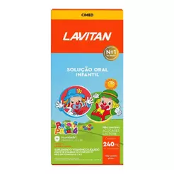 Lavitan Infantil Patati Patatá Sabor Laranja Solução Oral Com 240Ml