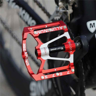 Pedais de Bicicleta Ultraleves em Liga de Alumínio com 3 Rolamentos e Plataforma Côncava para MTB e Bicicleta de Estrada