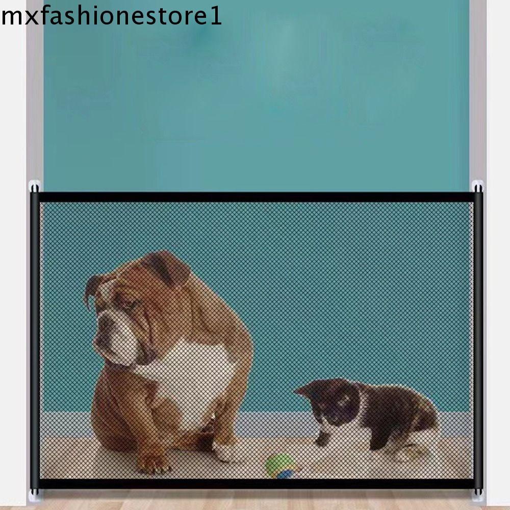 MXFASHIONE Pet Gate Segurança Prático Gaze Malha Produto De Cuidados Seguros Ao Ar Livre Cercas De Barreira Infantil Dur