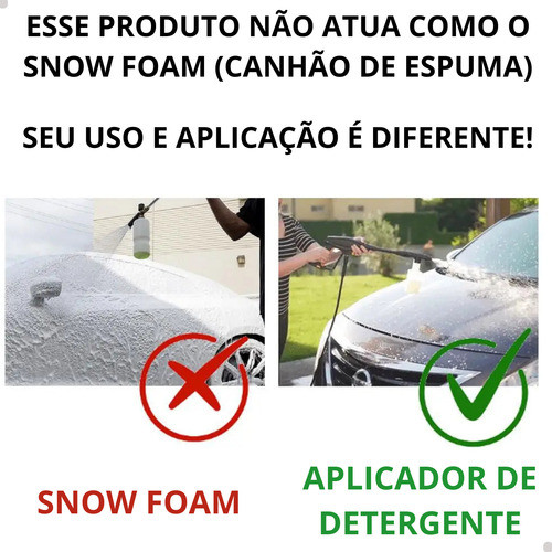 Aplicador De Detergente P/ Lavadora Alta Pressão Wap Bravo / Atacama / Ousada Plus / Eco Fit Original