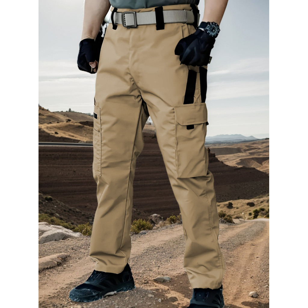 Calça Tática Masculina Cargo Impermeável Com 9 Bolsos em Oferta na Shopee