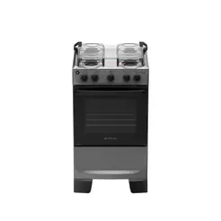 Fogão 4 Bocas Atlas Mônaco Plus Mesa Inox Bivolt Titanium