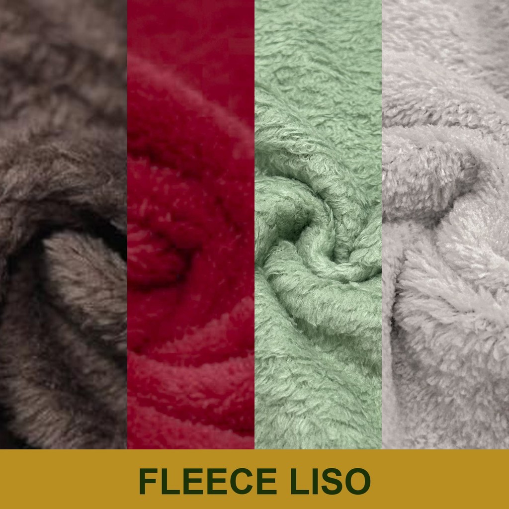 3 Metros Tecido Fleece Liso Mantinha Microsoft (3m x 1.60m)