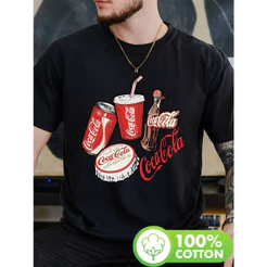 Camiseta Masculina Coca Cola Estampa Moderna Atemporal Estilosa Premium
