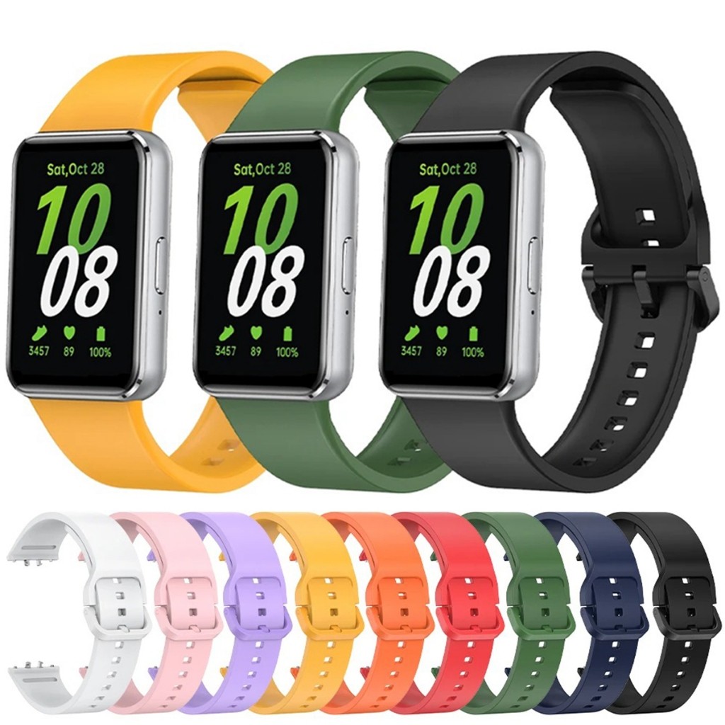 pulseira para galaxy fit 3 SM-R390 de silicone colorida de substituição