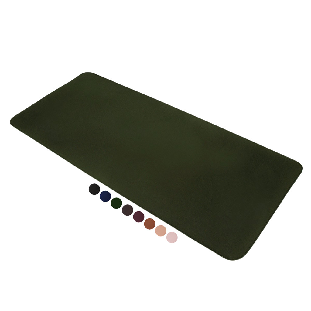 MousePad Grande Verde Desk Pad Couro Gamer Office em Oferta na Shopee