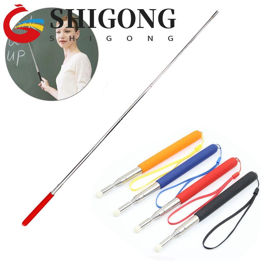 SHIGONG Ponteiro De Mão Aço Inoxidável 1M Sala De Aula Telescópico Extensível Apresentador Apontando