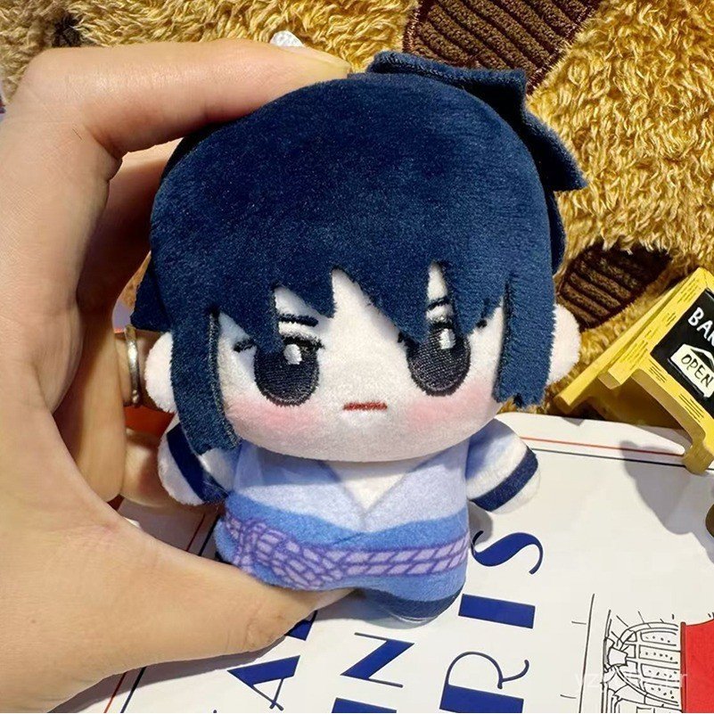 Boneco de Pelúcia de 10cm do Naruto Uchiha Sasuke, Personagem de Anime, Presente de Aniversário e Natal