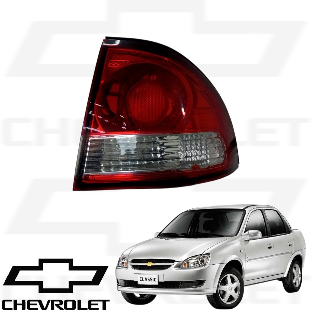 Lanterna Traseira Direita Chevrolet Corsa Classic Ls 2014 Direito/passageiro Vermelha