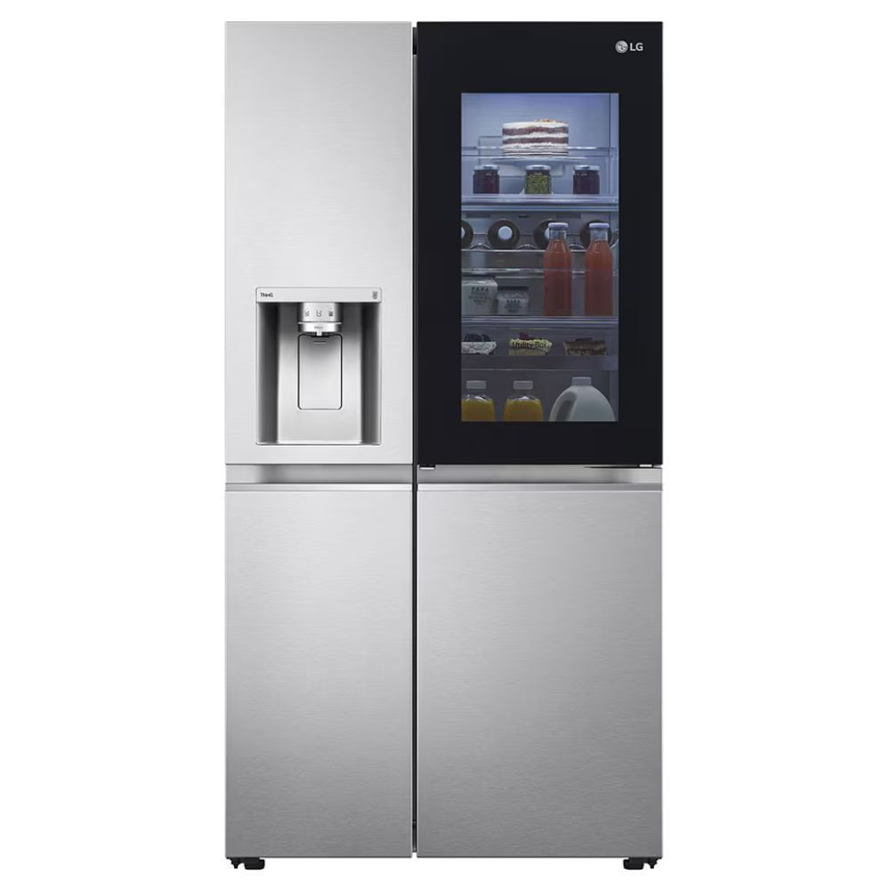 Geladeira LG Gc-x257csh Side By Side Craft Ice 598 Litros InstaView Inverse Inox