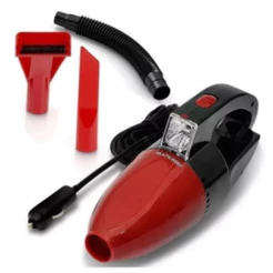 Aspirador de Pó e Líquido Automotivo 12V 60W com Fio para Limpeza Interna do Carro