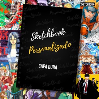 Sketchbook Faça do Seu Jeito Capa Dura offset 90g / 180g / 240g Caderno Desenho Artístico Esboço Aquarela Marcadores A5 em Oferta na Shopee