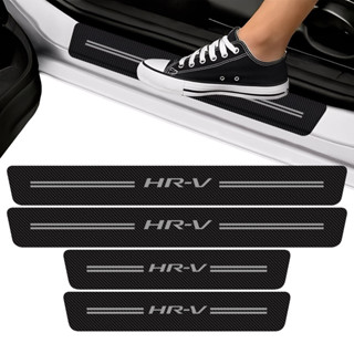 Soleira Porta Hr-v Fibra de Carbono Preto Protetora Premium em Oferta na Shopee