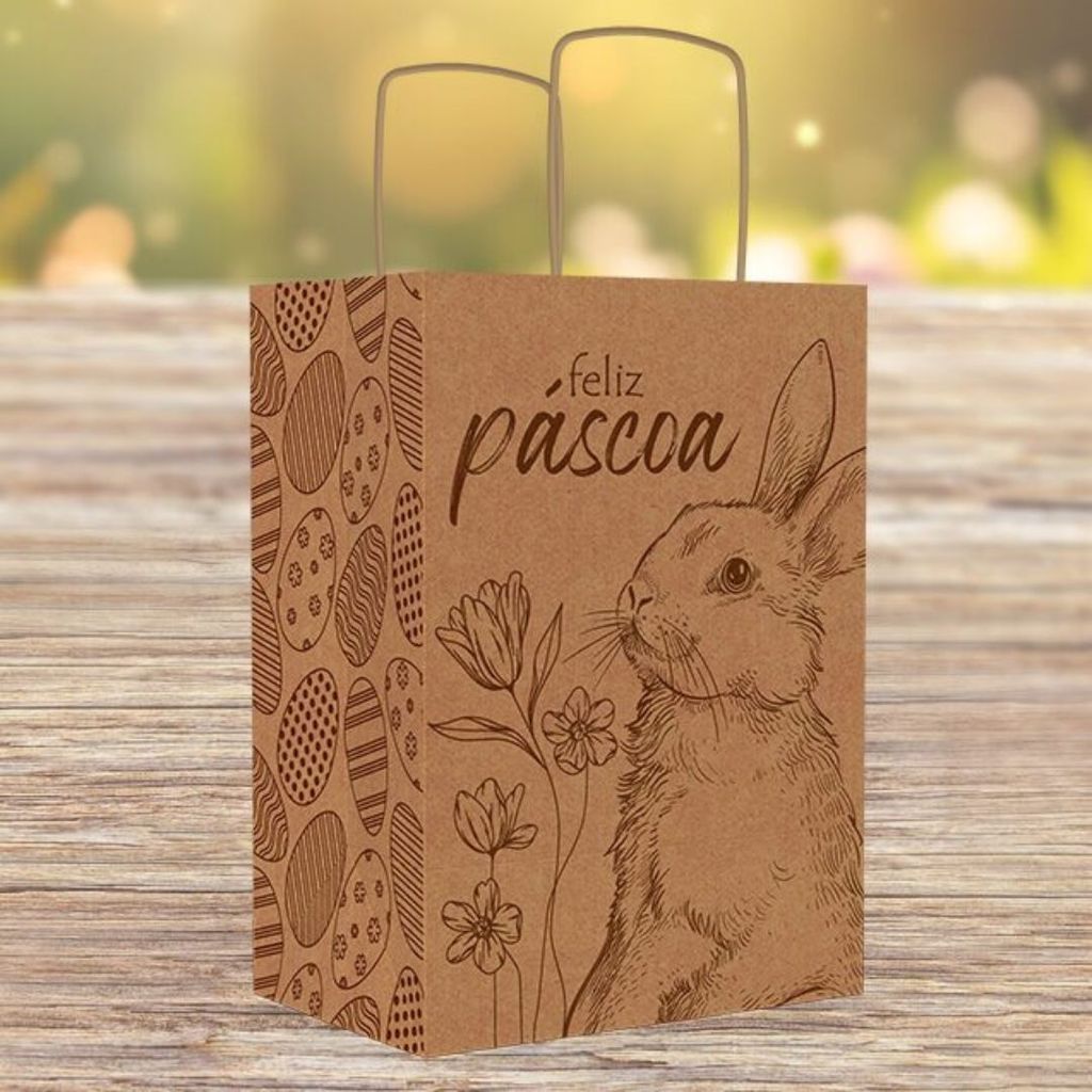 30 SACOLA PASCOA PP 18X12X25 - PASCOA ENCANTOS 5906 ( IDEIA PÁSCOA 2026 ) em Oferta na Shopee