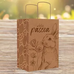 30 SACOLA PASCOA PP 18X12X25 - PASCOA ENCANTOS 5906 ( IDEIA PÁSCOA 2026 )