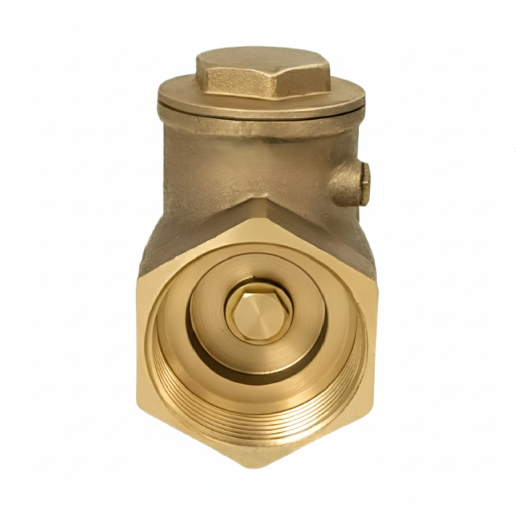 Válvula De Retenção Horizontal Latão Pn16 Met 1" em Oferta na Shopee