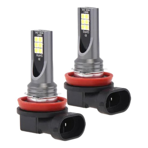 Par Lampada Led Hb4, Automotiva, Super Branco 6500k 12v/24v Hb4 Branco Branco-frio