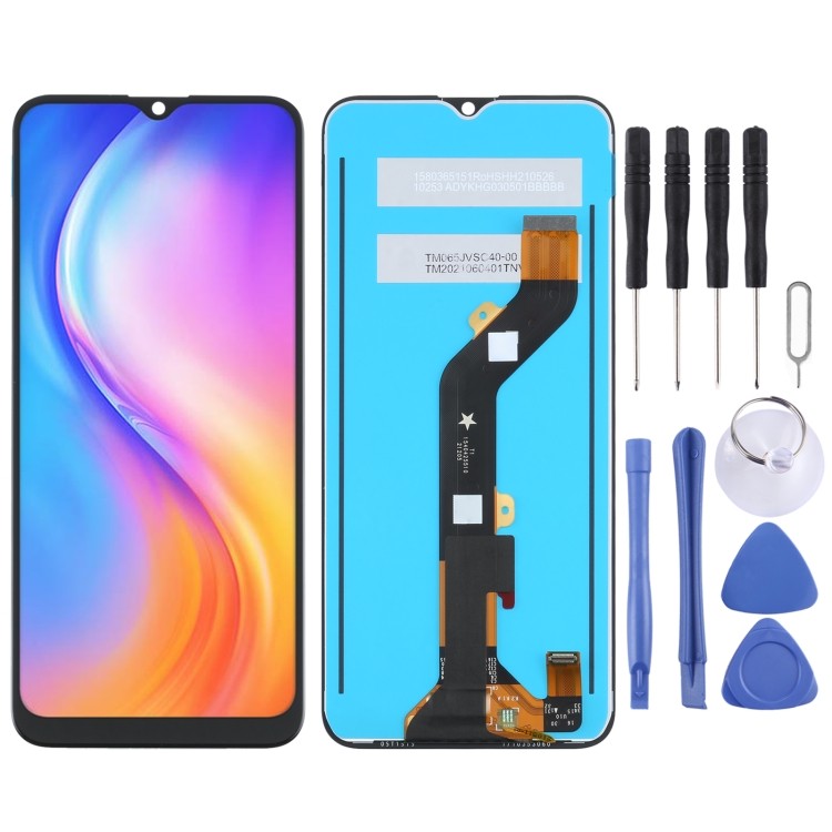Nova Chegada Tela LCD Para Tecno Spark Go 2020/6/In Infinix Hot 10 Lite Smart 5 Com Digitador Assembléia Completa