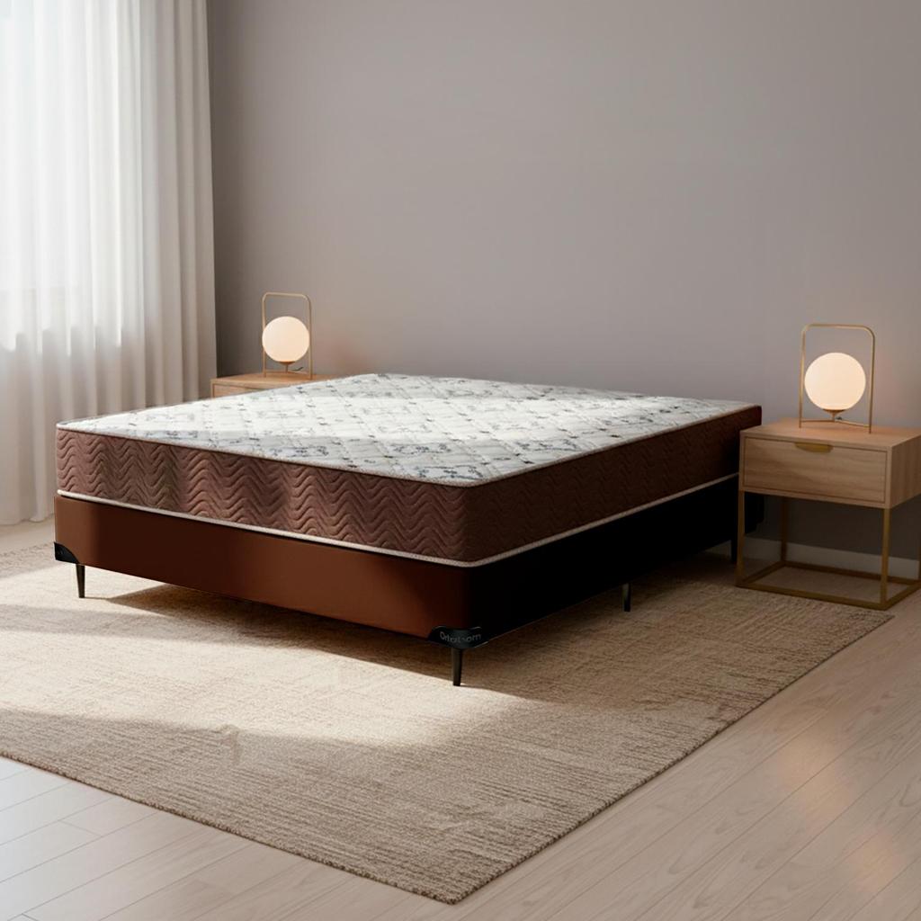 Cama box e Colchão ISO 150 D45 – Viúva(128x188)-Ortobom em Oferta na Shopee