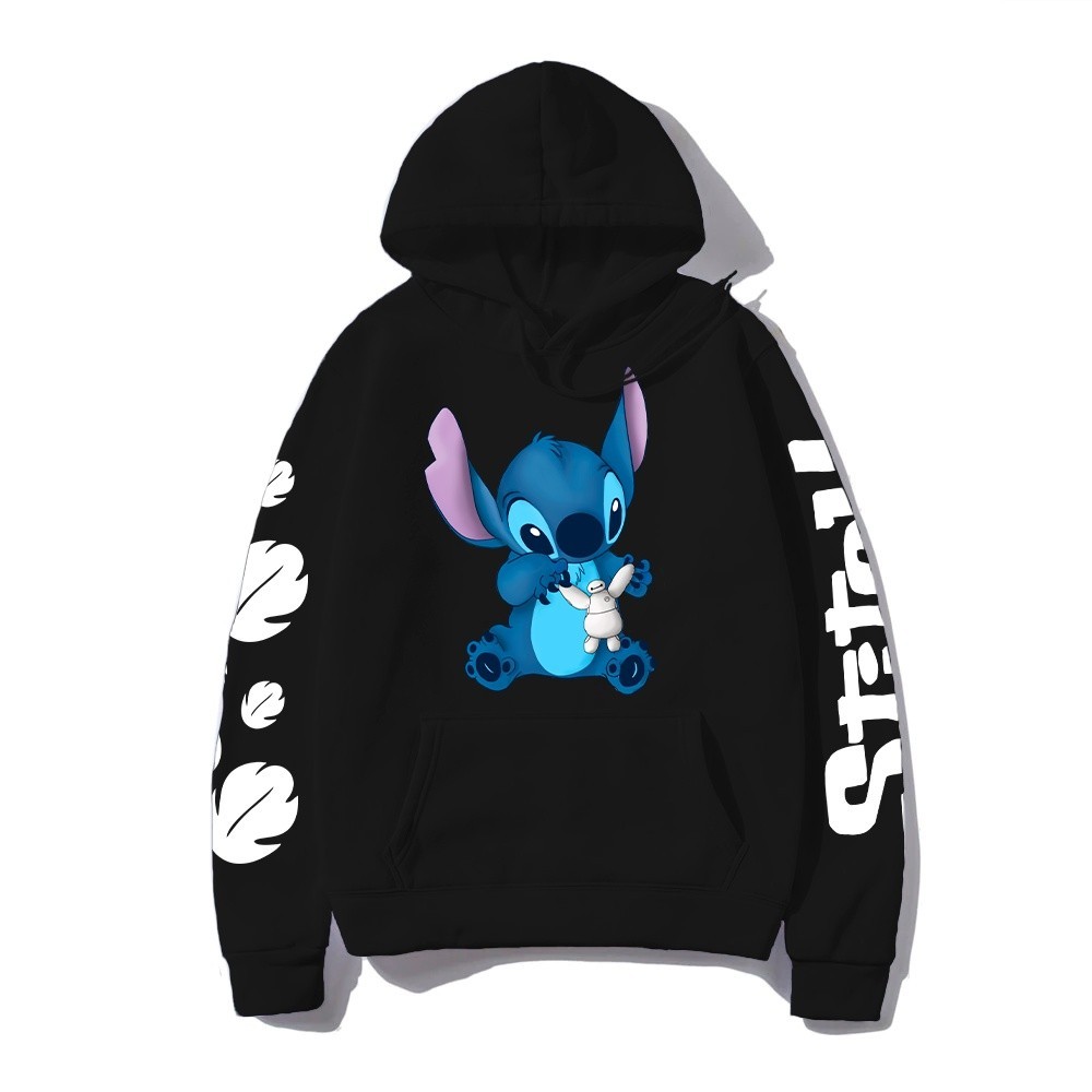 Moletom Canguru Blusa de Frio Lilo Baymax Toy Top