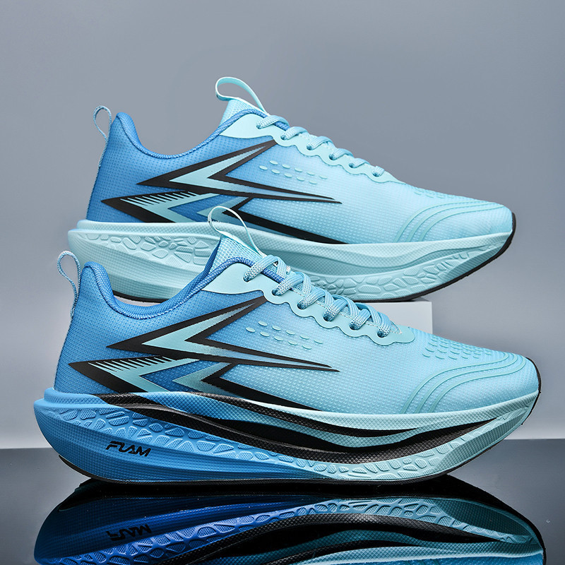 Masculino Feminino Luz Amortecimento Placa De Carbono Tênis De Corrida 34-45