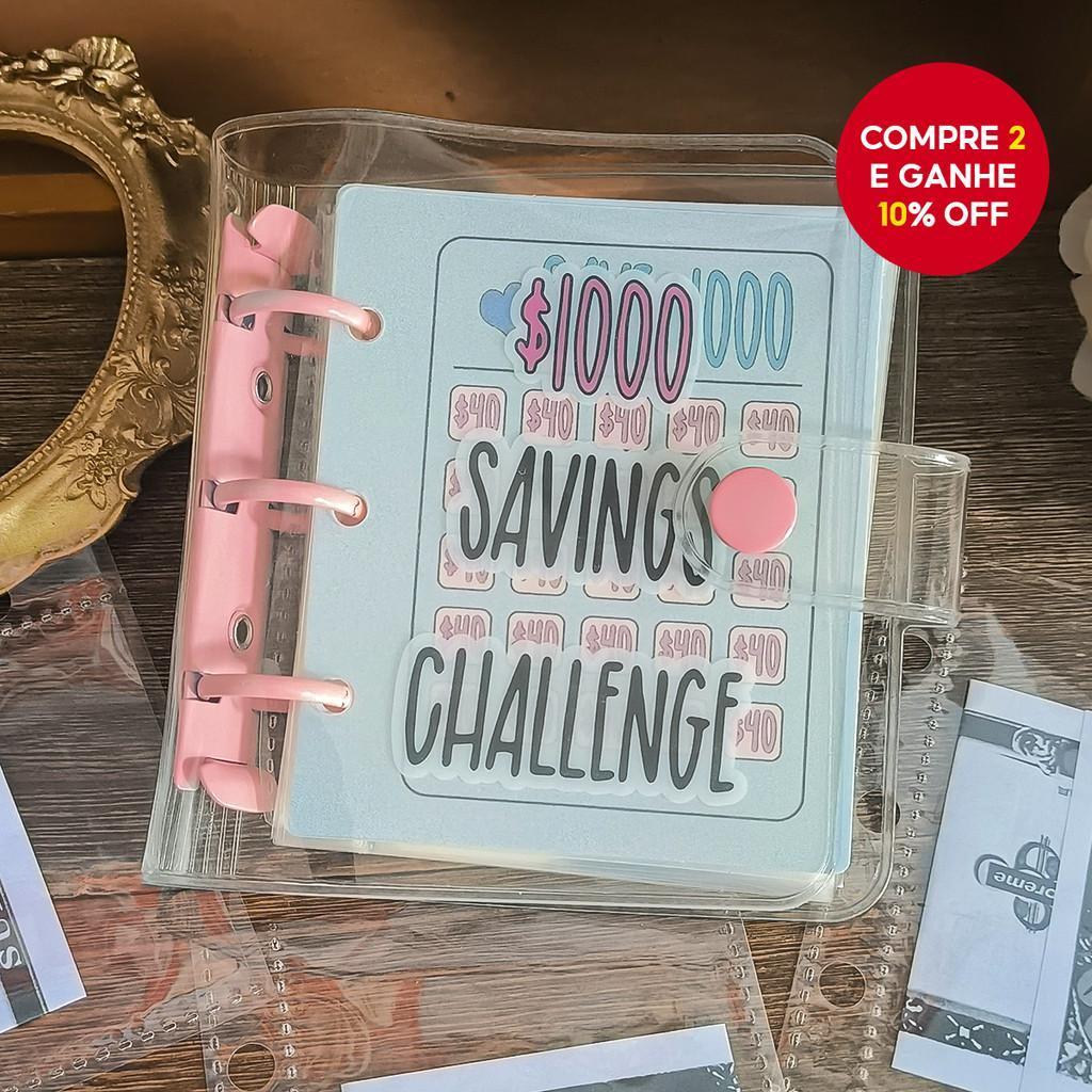 Desafio De Poupança De Dinheiro 365 Dias À Prova Dwaterproof Água PVC Orçamento Pasta Com Adesivos Clipe Envelope Organi