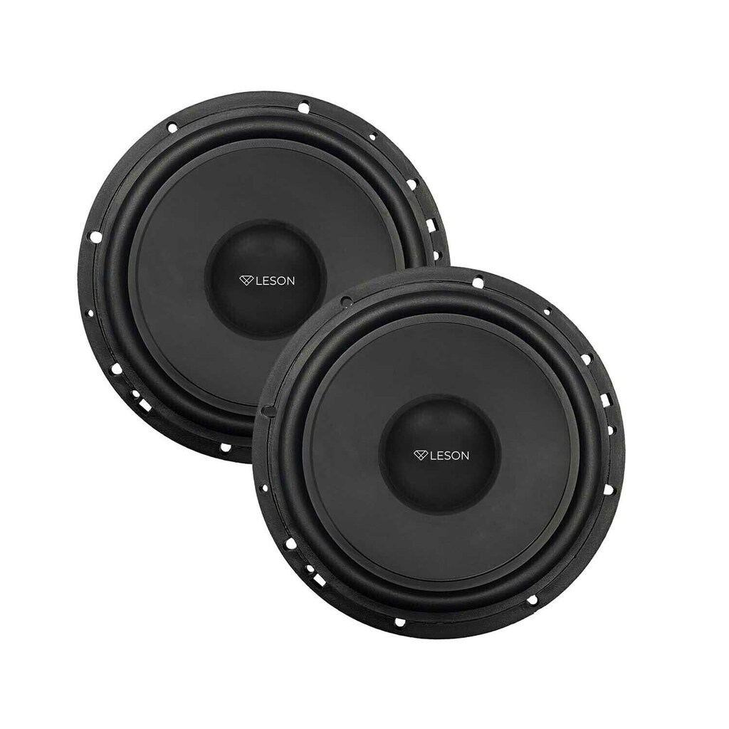 Par de Alto Falantes Subwoofer 6" 280w D-bass 4 Ohms Automotivo Leson