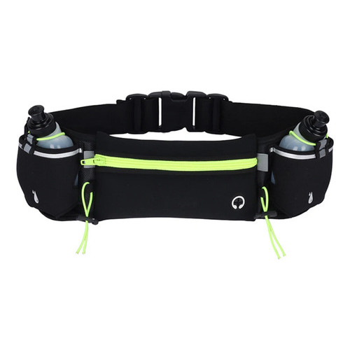 Cinto De Hidratação Corrida Running Com 2 Garrafas E Pochete