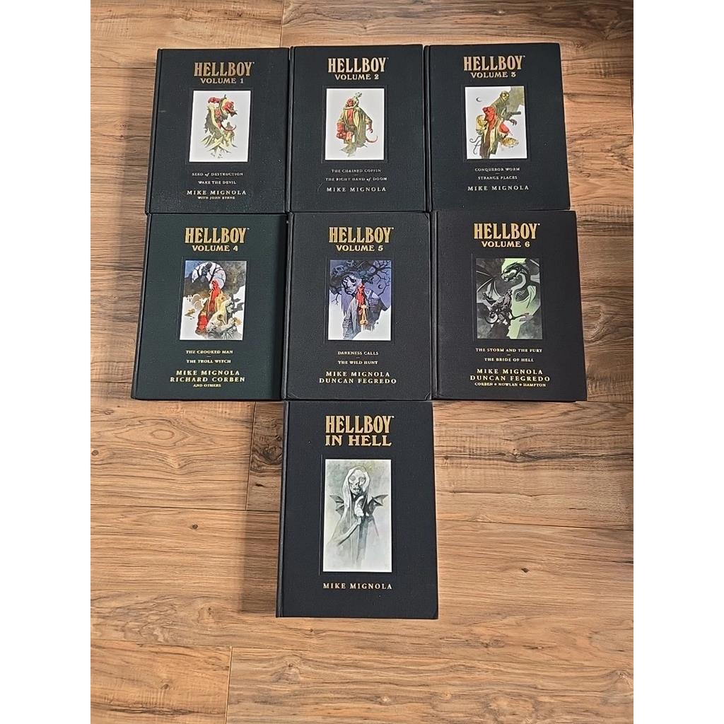 HellBoy - 6 Volumes (Capa dura) - Importado em Inglês autor Mike Mignola
