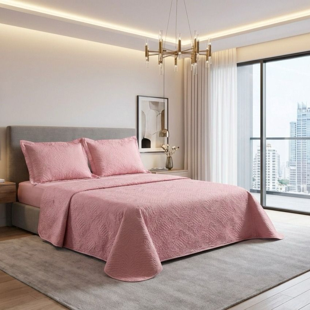 Kit Cobre Leito Slim Magnific Queen 3pçs Matelado Utrassônico Toque Macio Hotel Não Amassa Toque Macio Secagem Rápida