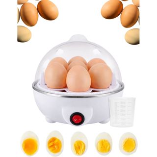 Cozedor de Ovos Elétrico Automático 7 Ovos 350W Branco em Oferta na Shopee