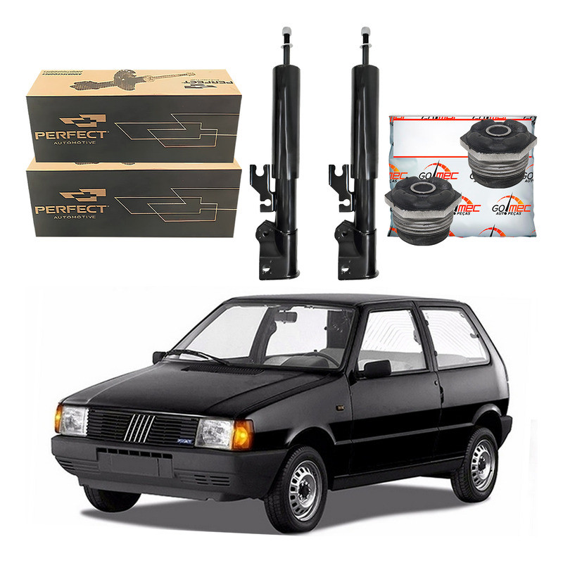 Kit Amortecedor Traseiro Uno 1.0 1.5 1.6 1984 A 1990