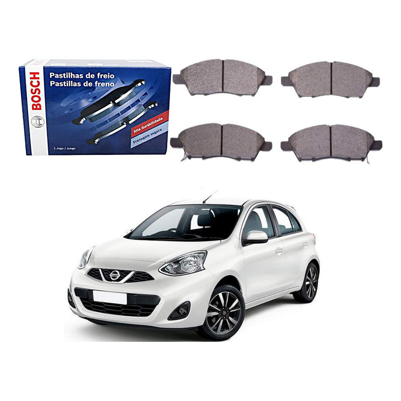 Pastilha Freio Dianteira Bosch March 1.0 1.6 2015 A 2020 em Oferta na Shopee