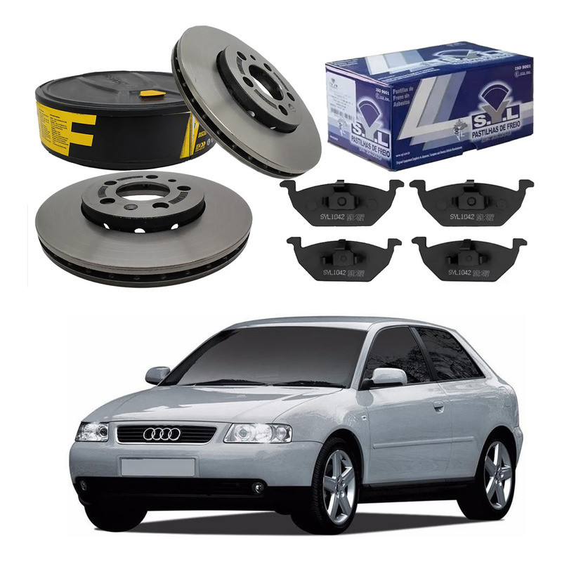 Kit Disco Pastilha Freio Dianteiro A3 1.6 1999 A 2007
