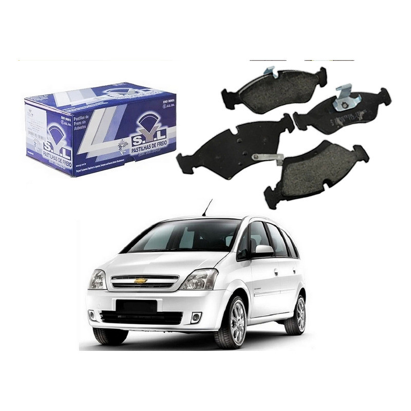 Pastilha Freio Dianteira Syl Meriva 1.4 Aro 14 2009 A 2010